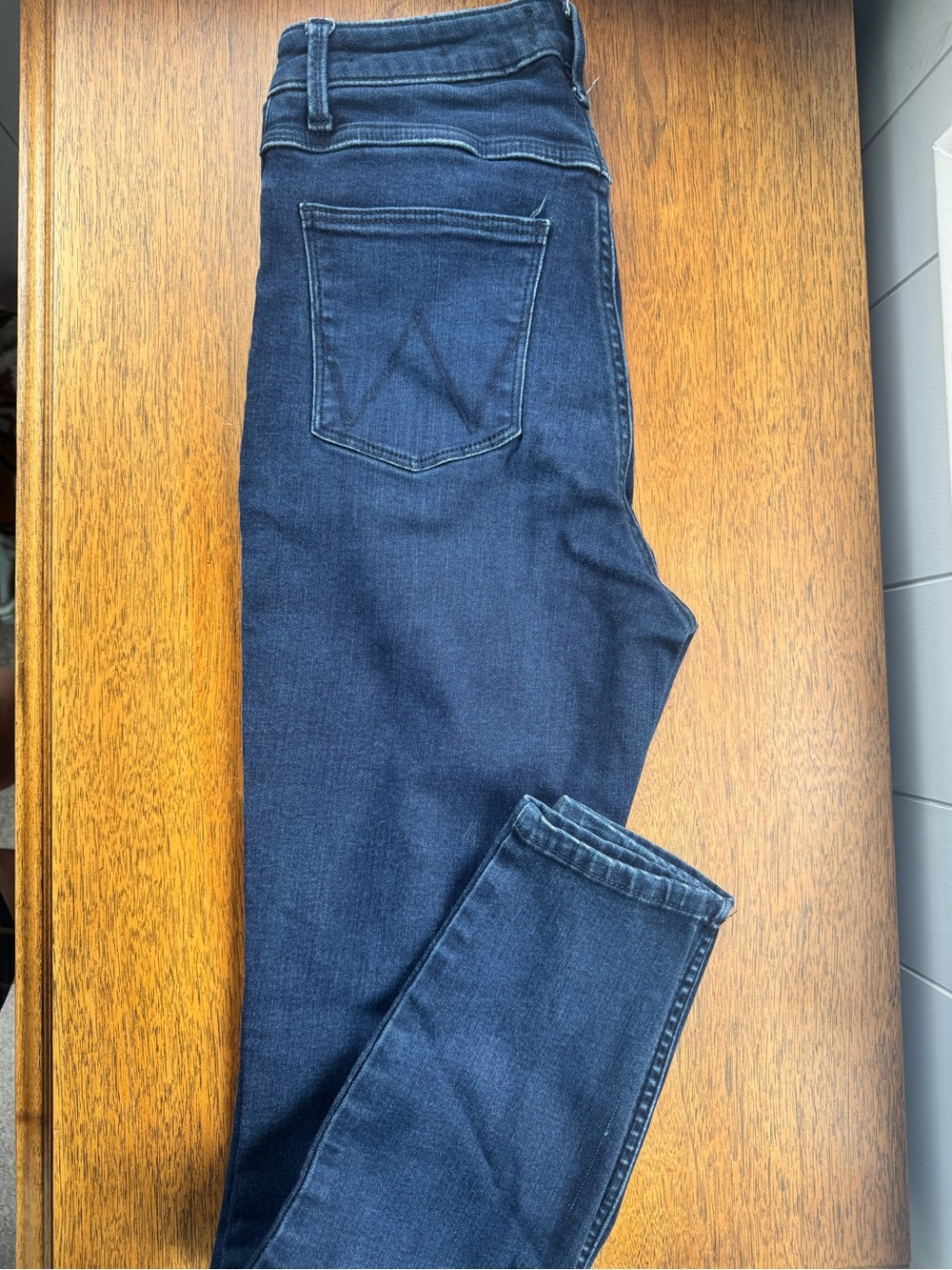 Wrangler Women's Dark Blue Slim Fit Jeans